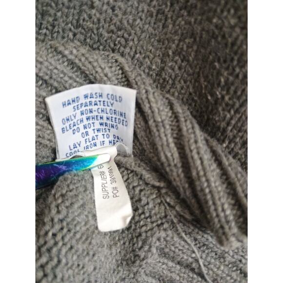 Polo Ralph Lauren Sweater Men 4XB Gray Zip Classic Minimalist Mock Neck Pullover - Picture 10 of 10